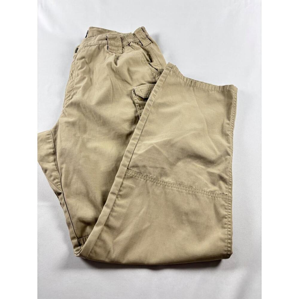 5.11 Tactical Series Khaki Ripstop Cargo Pants Mens 40x36 Tan Utility Trousers